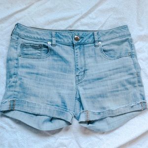 AMERICAN EAGLE Super Stretch Denim Shorts